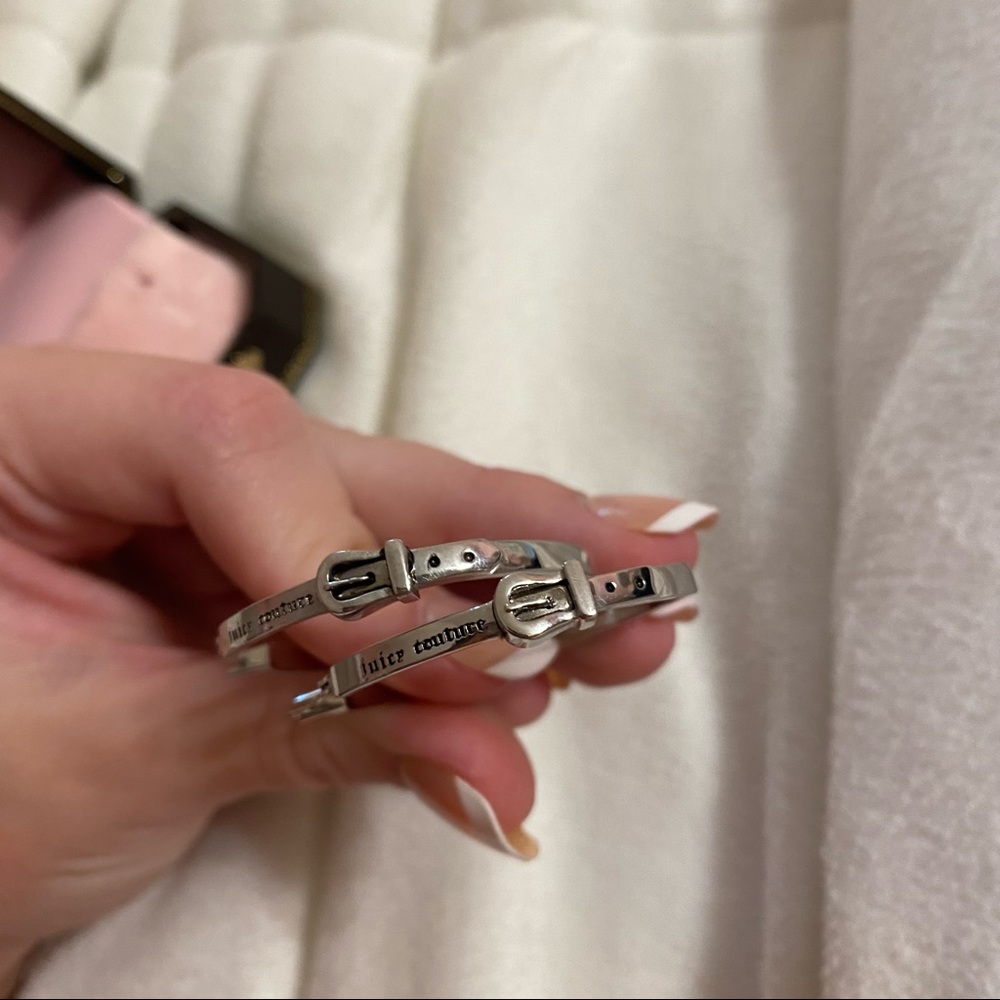 Juicy Couture Vintage Belt Buckle Earrings